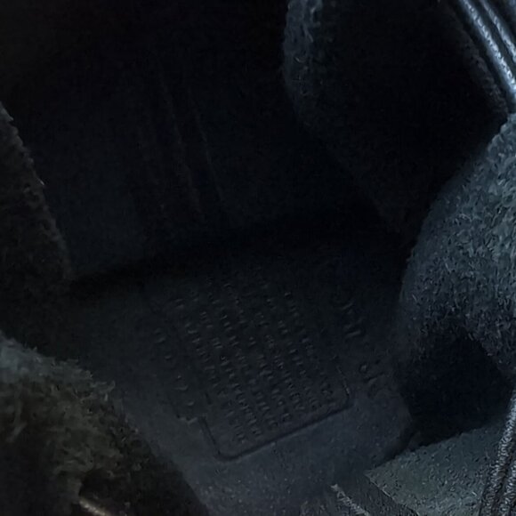 Vintage Coach Black Leather Mini Littleton Drawstring Purse Bag 4144 - Picture 8 of 9